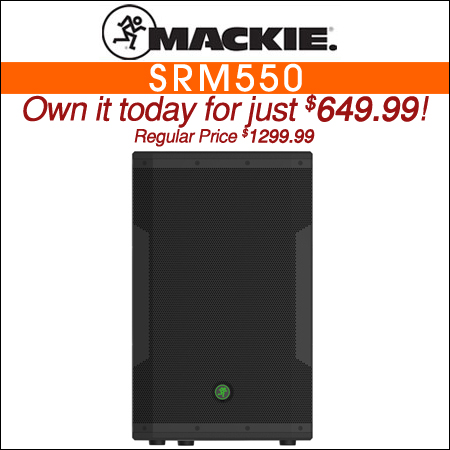 Mackie SRM550 1600 Watt High-definition Powered Loudspeaker 