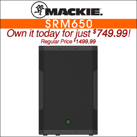 Mackie SRM650 1600 Watt High-definition Powered Loudspeaker 