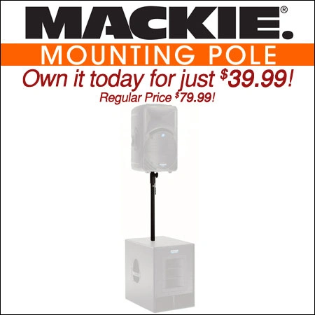 Mackie Speaker Pole