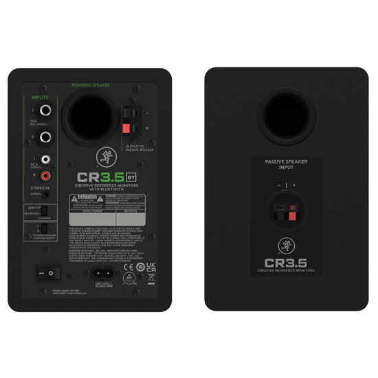 Mackie CR3.5BT 3.5-inch Bluetooth Powered Studio Monitors