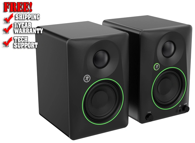 Mackie CR3.5BT 3.5-inch Bluetooth Powered Studio Monitors