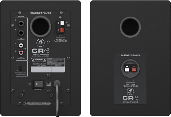 Mackie CR4 Studio Monitors