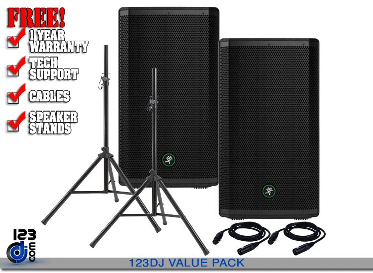 Mackie Thrash215 15-inch 1300W Powered Loudspeaker Value Pack