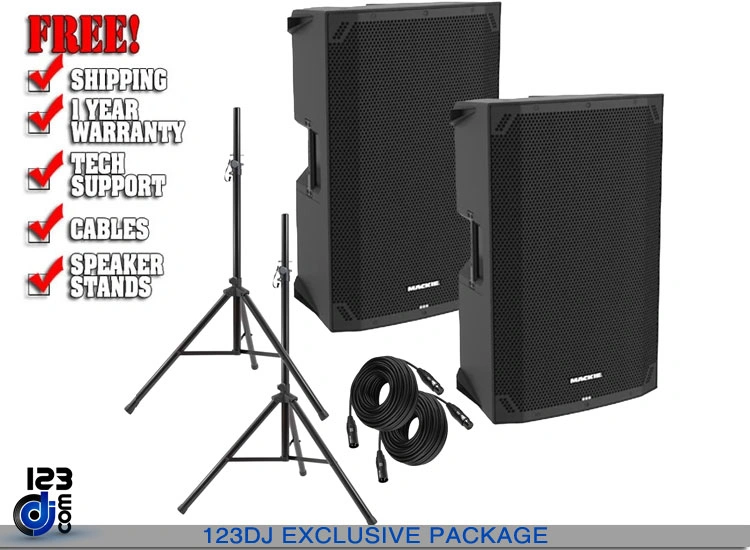 Mackie Thump 12v4 1400W 12-Inch Powered PA Speaker with Bluetooth & DSP Value Pack