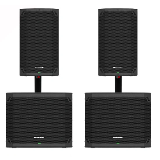 Mackie Thump12v4 & Thump15SV4 Package Front View