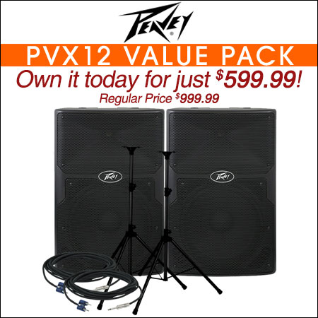 Peavey PVX12 Value Pack