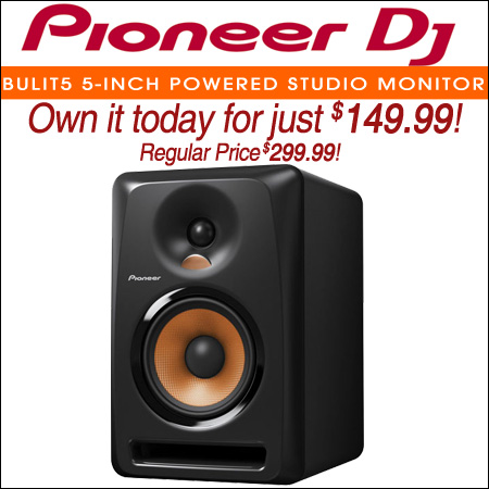Pioneer BULIT5 5-Inch Powered Studio Monitor
