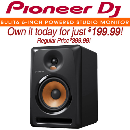 Pioneer BULIT6 6-Inch Powered Studio Monitor