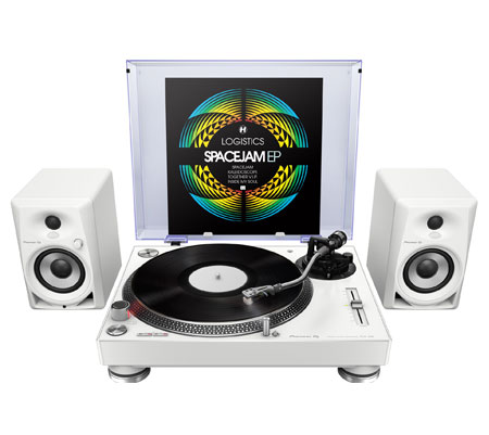 Numark DJ2GO2 Touch and Pioneer DM-40 White Package