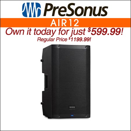 PreSonus Air12 1200W 12" Powered Speaker 