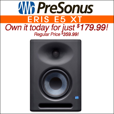  PreSonus Eris E5 XT Two-Way Active 5" Studio Monitor 