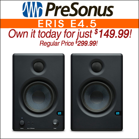 PreSonus Eris E4.5 4.5 inch Powered Studio Monitors