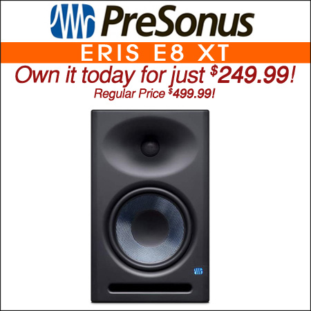  PreSonus Eris E8 XT Two-Way Active 8" Studio Monitor 