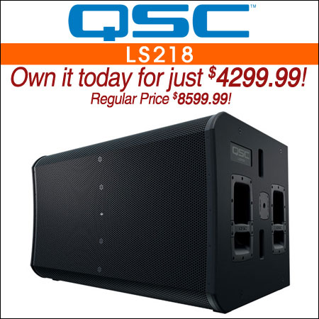 QSC LS218 Powered Dual 18-inch Subwoofer