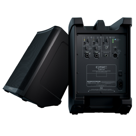 QSC CB10 Powered PA Speaker with Battery