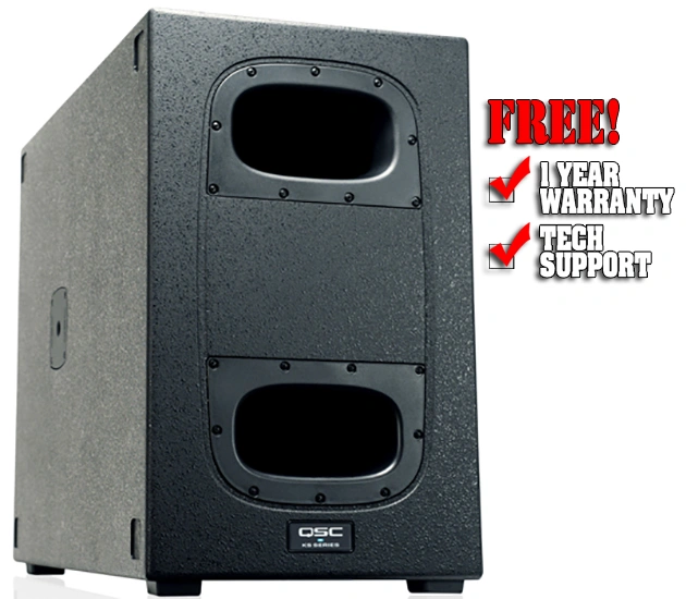 QSC KS212C Dual 12" Cardioid Powered Subwoofer