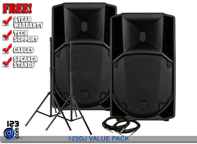 RCF ART 712-A MK5 12-inch 1400W 2-way Powered Speaker Value Pack