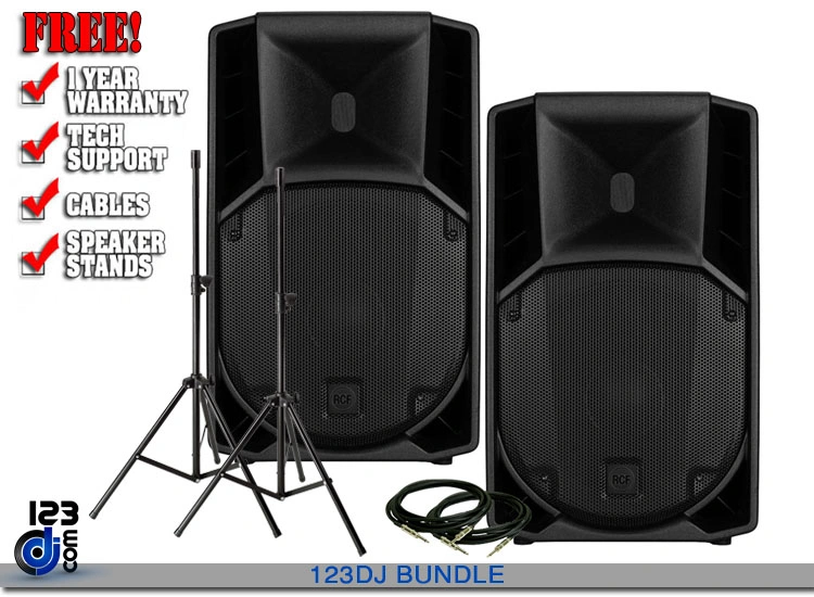 RCF ART 732-A MK5 12-inch 1400W Powered Speaker Value Pack