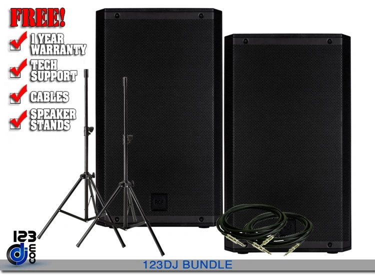 RCF ART 912-A 12-inch 2100W 2-way Powered Speaker Value Pack