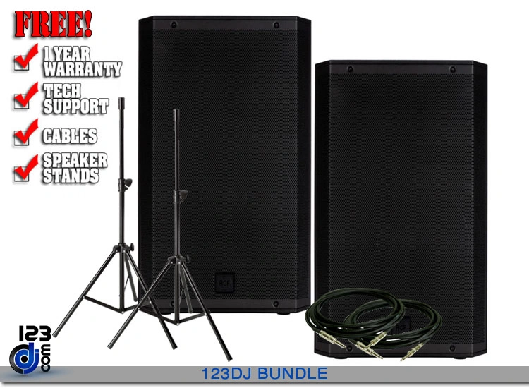 RCF ART 915-A 15-inch 2100W 2-way Powered Speaker Value Pack