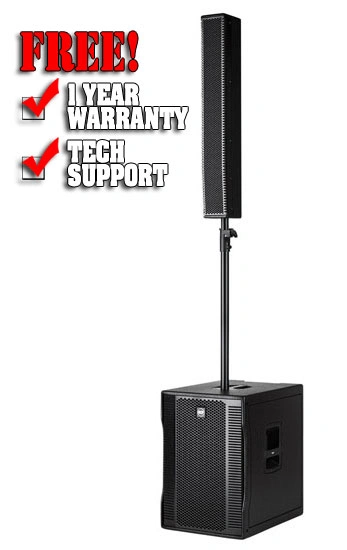 RCF EVOX 12 12-inch 1400W Powered PA Speaker-Black