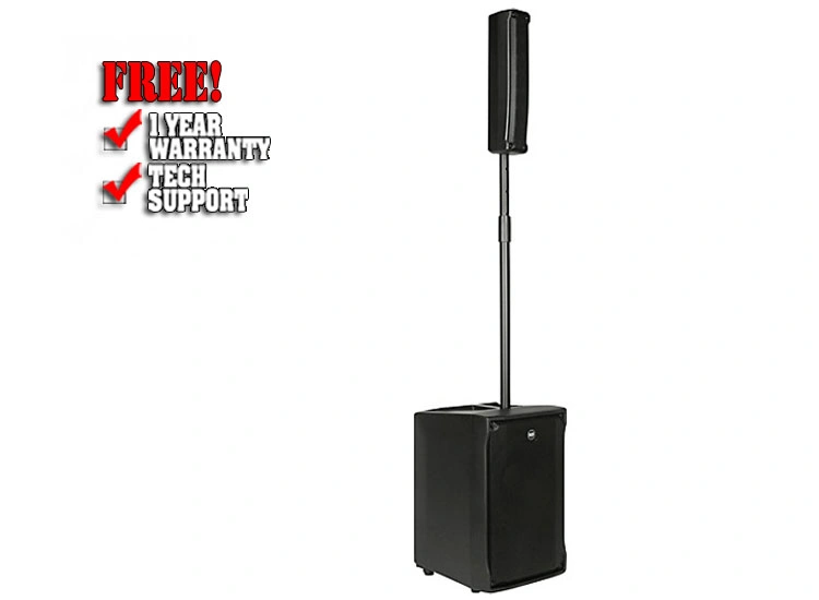 RCF EVOX J8 Black 12-inch 1400W Column PA System