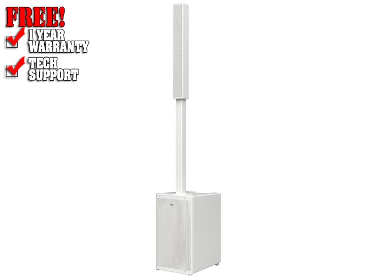 RCF EVOX J9 White 12-inch 2100W Column PA System