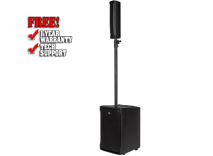 RCF EVOX JMIX8 12-inch 1400W PA System with Mixer-Black