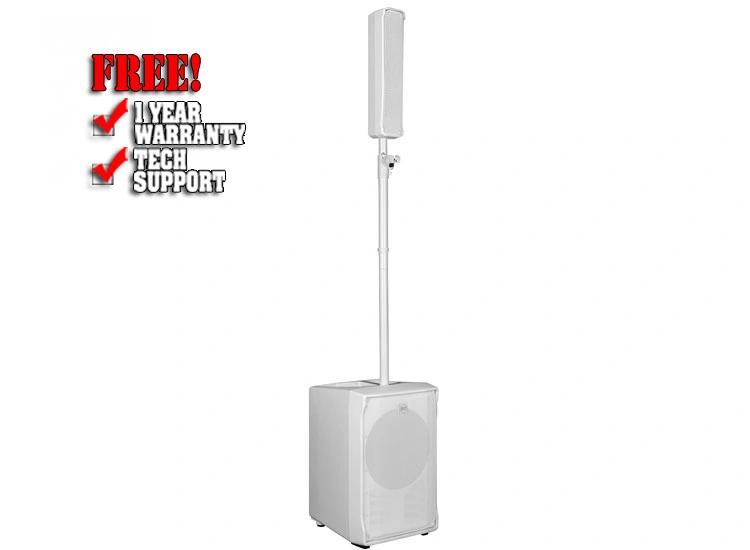 RCF EVOX JMIX8 12-inch 1400W PA System with Mixer-White