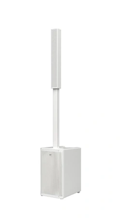 RCF EVOX JMIX9 White 12-inch 2100W Column PA System with Mixer