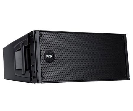 (2) RCF HDL 20-A Active Line Array Module Speakers with Fight Case Package