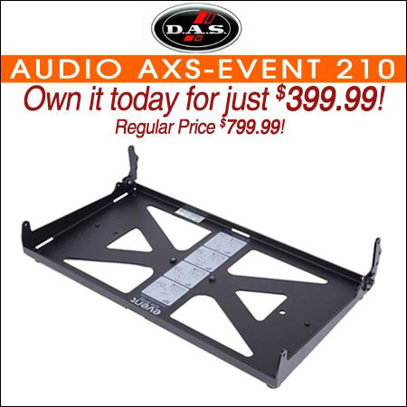 Das Audio AXS-Event 210 Stacking/Mounting Bracket for Event 210A Line Array Module