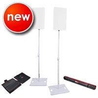 ProX X-POLARISWHX2 Portable Speaker & Lighting Stand Pair