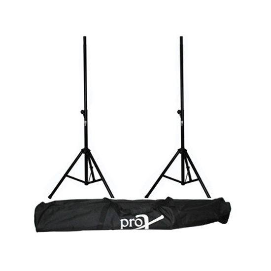 ProX T-SS26P 8' (96") All Metal Speaker Stand Set of 2 W/Carrying Case