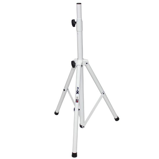 ProX T-SS28P White Heavy-Duty All Metal Speaker Tripod Stand