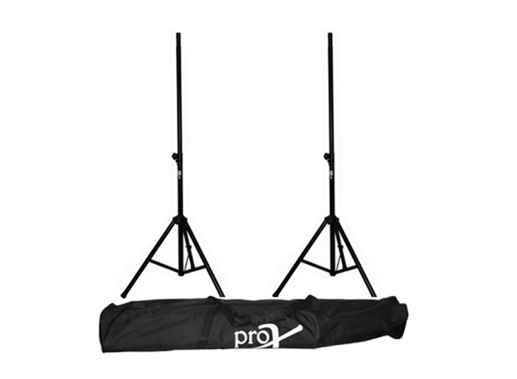 ProX T-SS26P 8' (96") All Metal Speaker Stand Set of 2 W/Carrying Case