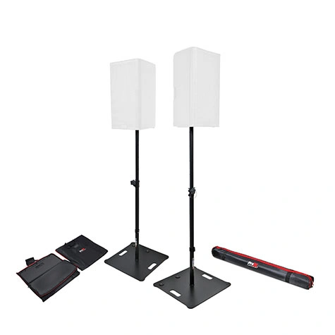 ProX X-POLARISBLX2 Professional Speaker & Lighting Stand Pair