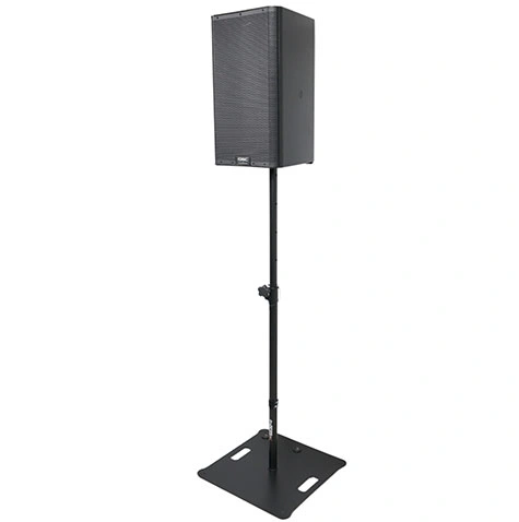 ProX X-POLARISBLX2 Adjustable 96" Base Plate Speaker Stands (Pair)