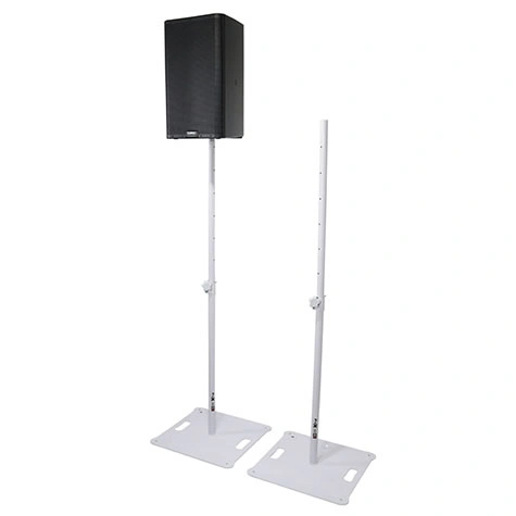 ProX POLARIS White Speaker & Lighting Stand Pair