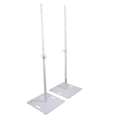 ProX X-POLARISWHX2 Speaker & Lighting Stand Kit | White