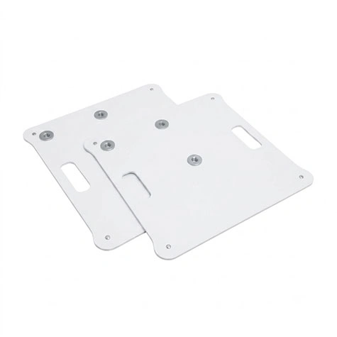 ProX POLARIS Adjustable Speaker & Lighting Stand Pair | White