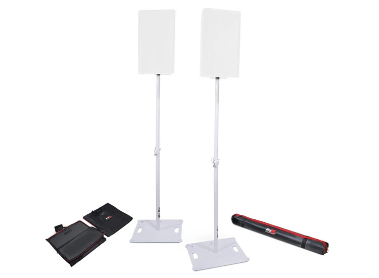 ProX X-POLARISWHX2 Portable Speaker & Lighting Stand Pair