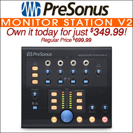 PreSonus Monitor Station V2 Desktop Studio Control Center 