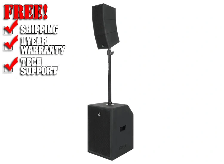 Studiomaster Core121 Portable Column PA System w/ 12-in Sub