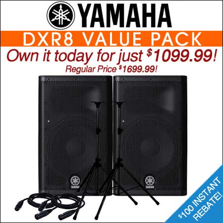 YAMAHA DXR8 VALUE PACK