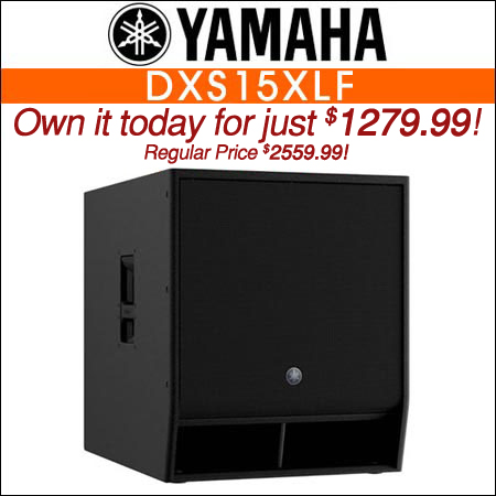 Yamaha DXS15XLF 1600W 15" Powered Subwoofer