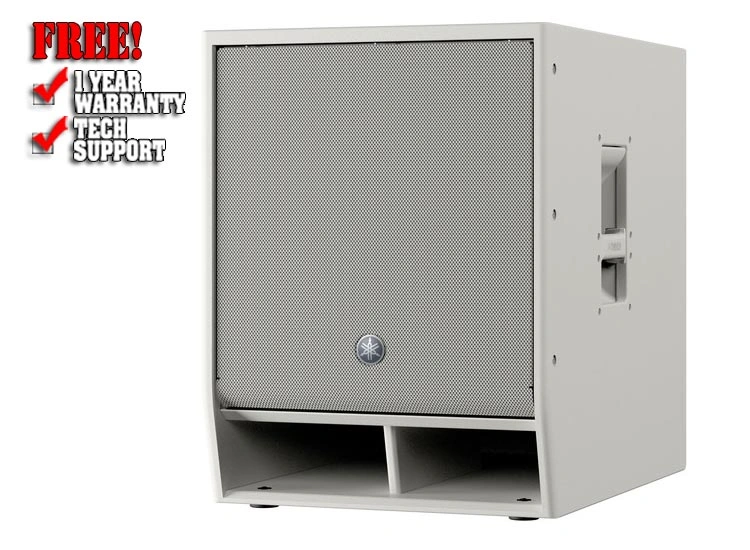 Yamaha DXS15XLF 15-inch 1600W Powered Subwoofer (White)