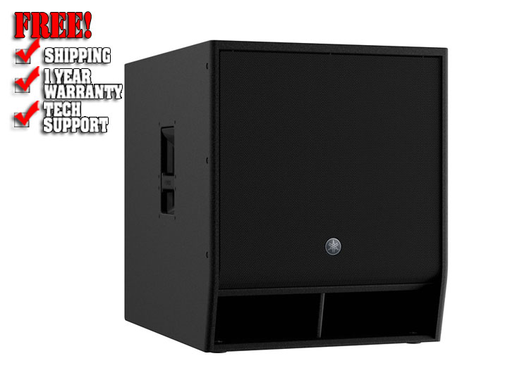 Yamaha DXS18XLF 1600W 18" Powered Subwoofer (Black)