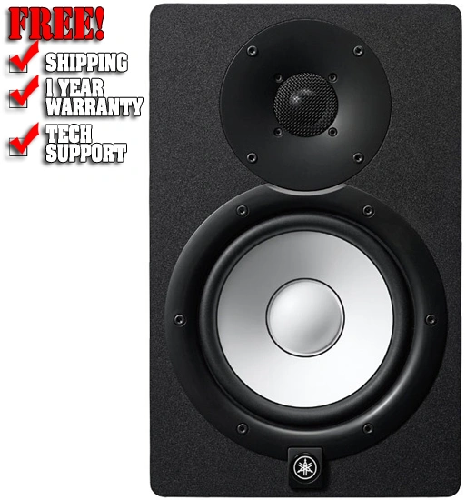 Yamaha HS7 6.5-inch Powered Studio Monitor Speaker - Black