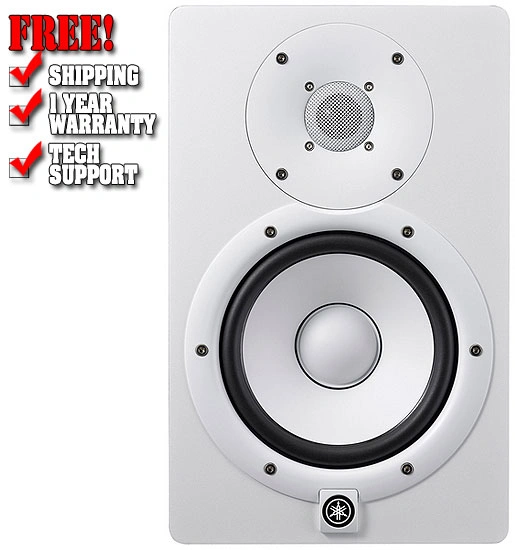 Yamaha HS7 6.5-inch Powered Studio Monitor Speaker - White